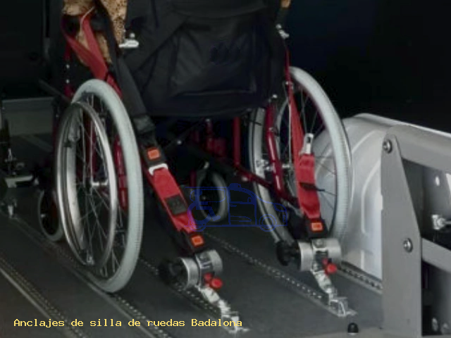Anclajes de silla de ruedas Badalona