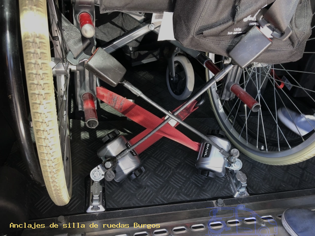 Anclajes de silla de ruedas Burgos