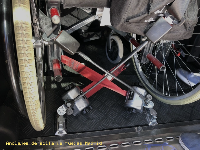 Anclajes de silla de ruedas Madrid