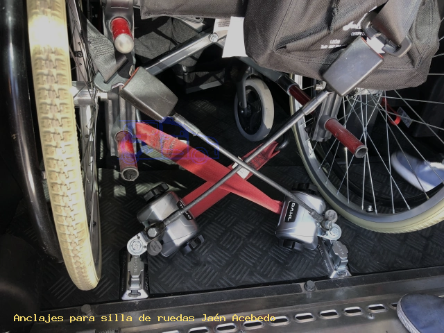 Sujección de silla de ruedas Jaén Acebedo