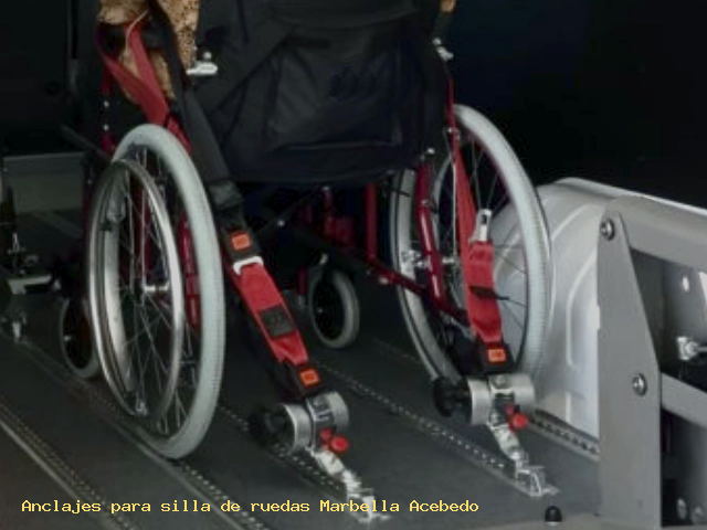 Anclajes para silla de ruedas Marbella Acebedo