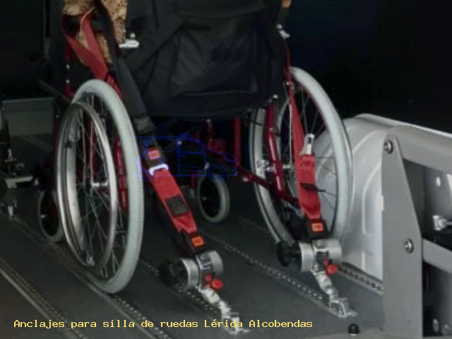 Sujección de silla de ruedas Lérida Alcobendas
