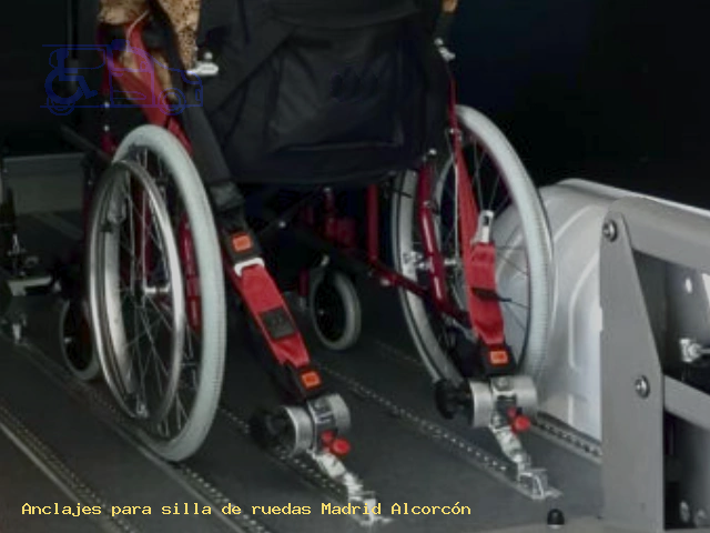 Anclajes para silla de ruedas Madrid Alcorcón