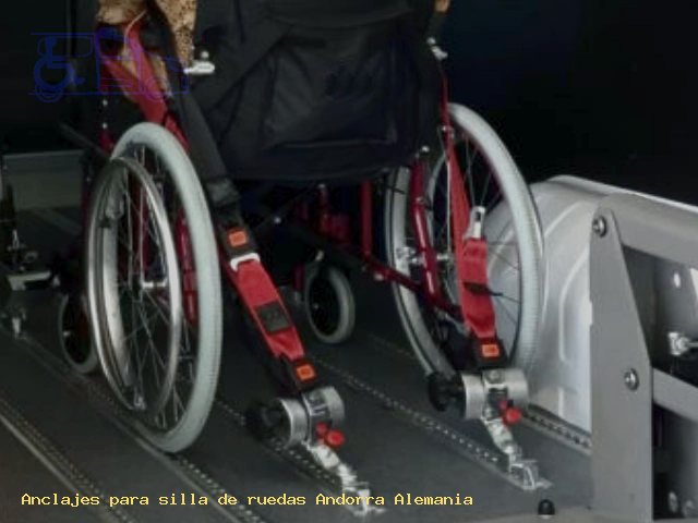 Anclajes silla de ruedas Andorra Alemania