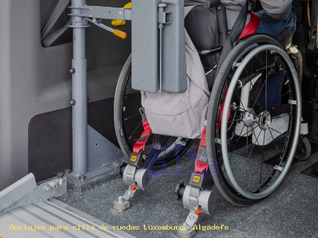 Anclajes para silla de ruedas Luxemburgo Algadefe