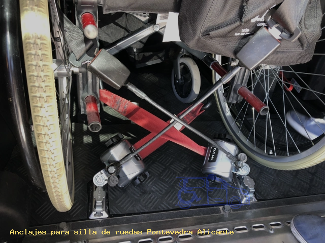 Fijaciones de silla de ruedas Pontevedra Alicante