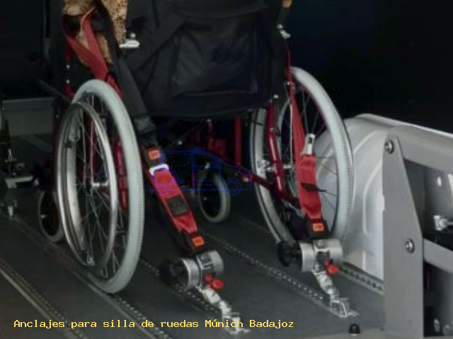 Anclaje silla de ruedas Múnich Badajoz
