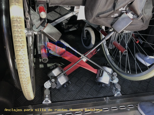 Fijaciones de silla de ruedas Huesca Badalona