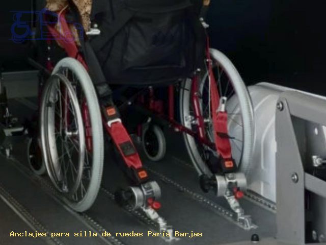 Fijaciones de silla de ruedas París Barjas
