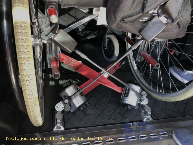 Sujección de silla de ruedas Tuí Boiro