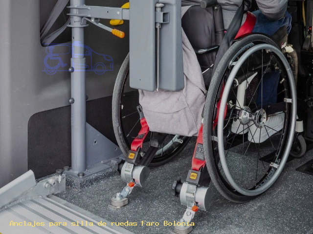 Sujección de silla de ruedas Faro Bolonia