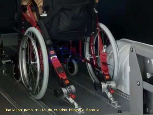 Anclaje silla de ruedas Hungría Bosnia