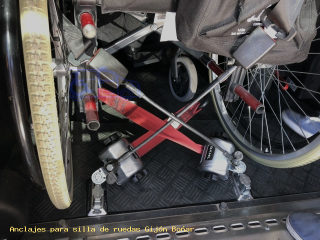 Anclajes para silla de ruedas Gijón Boñar