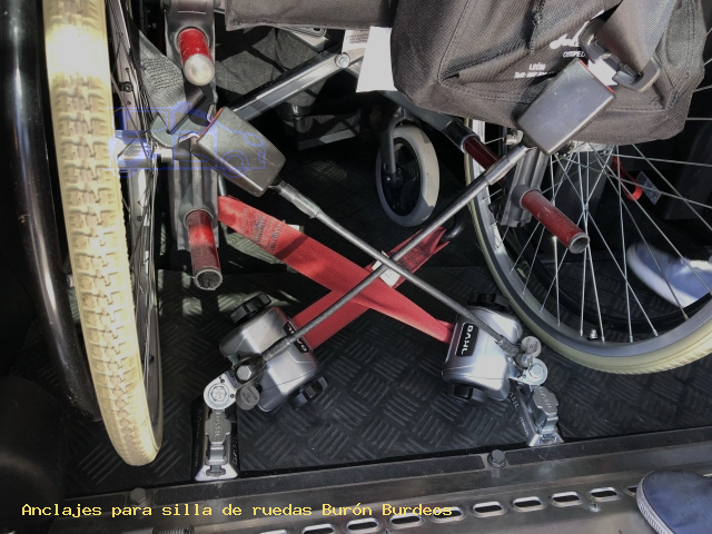 Anclajes para silla de ruedas Burón Burdeos