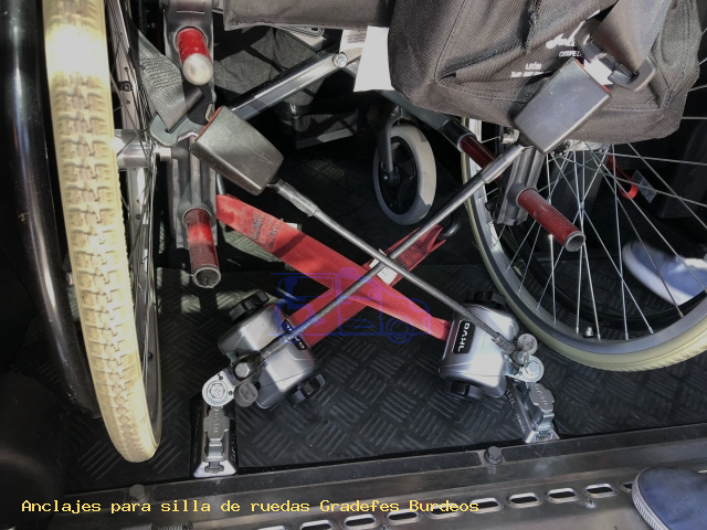 Fijaciones de silla de ruedas Gradefes Burdeos