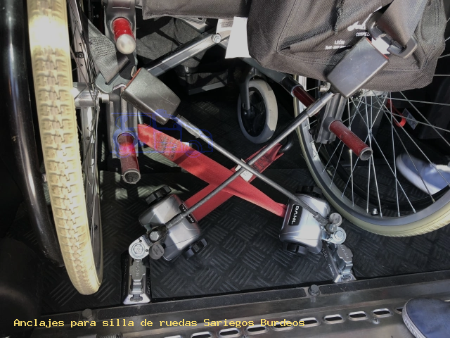 Anclajes para silla de ruedas Sariegos Burdeos