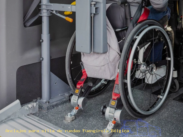 Anclajes silla de ruedas Fuengirola Bélgica