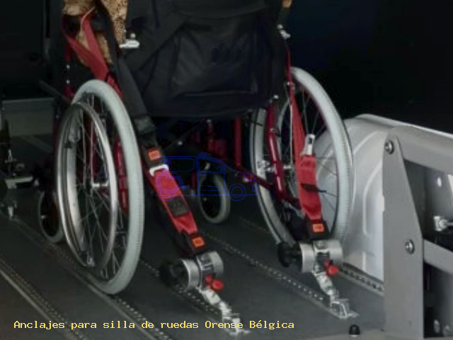 Anclajes silla de ruedas Orense Bélgica