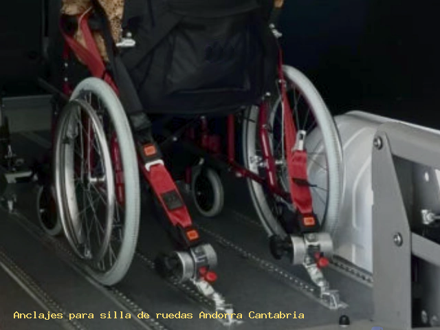 Sujección de silla de ruedas Andorra Cantabria