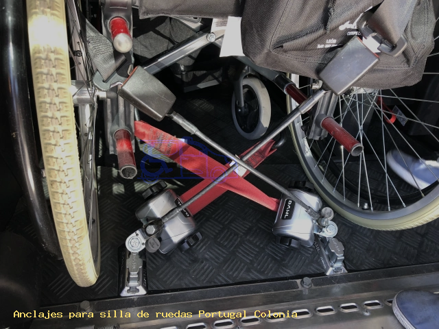 Anclajes silla de ruedas Portugal Colonia