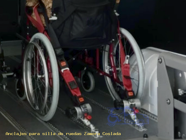 Anclajes silla de ruedas Zamora Coslada