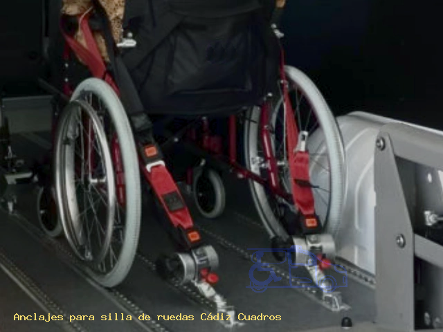 Anclajes silla de ruedas Cádiz Cuadros