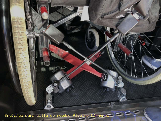 Anclajes silla de ruedas Viveiro Cármenes