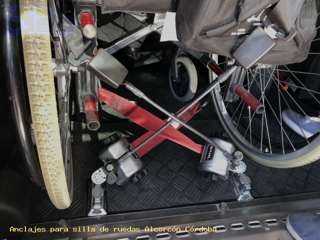 Sujección de silla de ruedas Alcorcón Córdoba