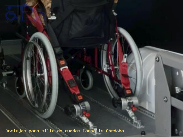 Sujección de silla de ruedas Marbella Córdoba