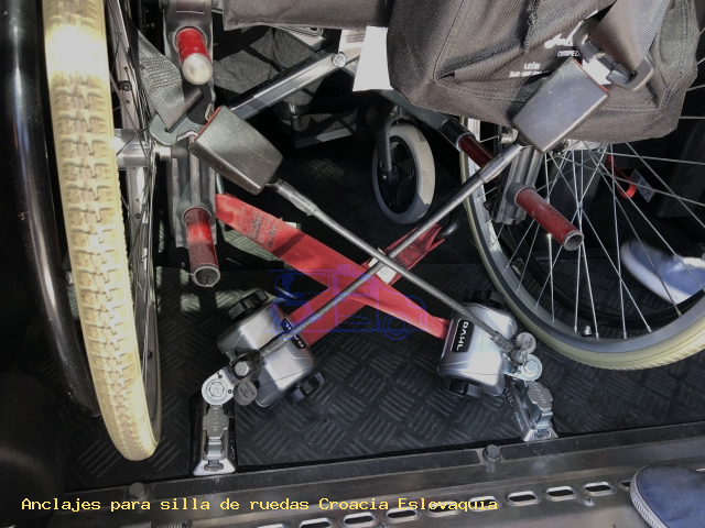Anclajes silla de ruedas Croacia Eslovaquia