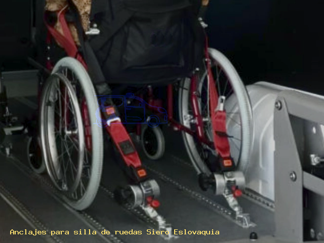 Anclajes silla de ruedas Siero Eslovaquia