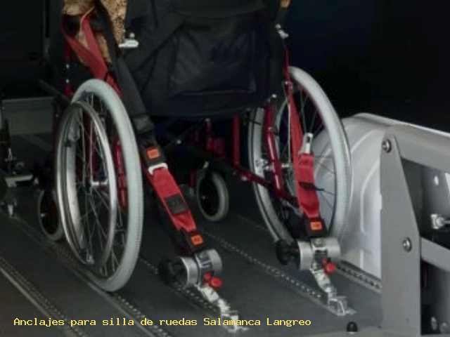 Fijaciones de silla de ruedas Salamanca Langreo