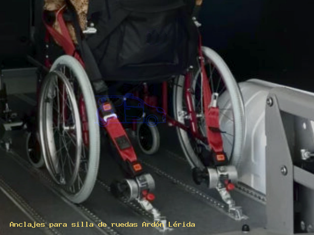 Anclaje silla de ruedas Ardón Lérida