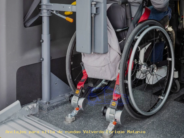 Anclajes silla de ruedas Valverde-Enrique Matanza