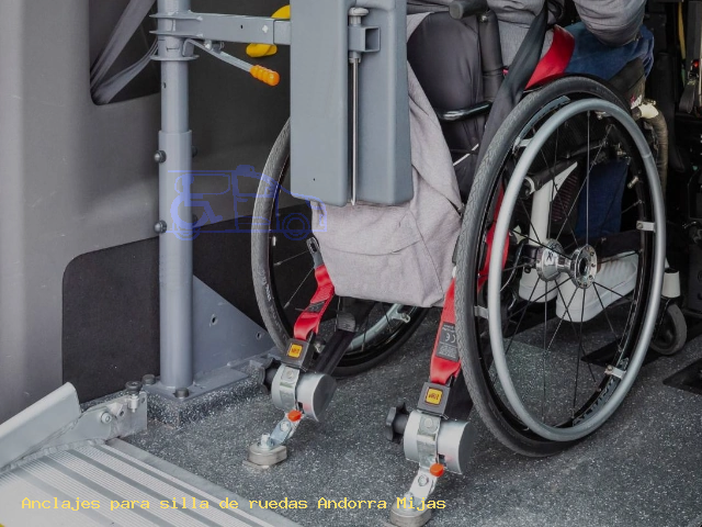 Sujección de silla de ruedas Andorra Mijas
