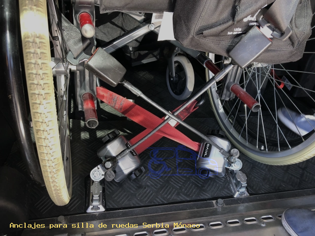 Anclajes para silla de ruedas Serbia Mónaco
