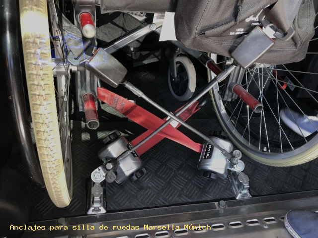 Anclaje silla de ruedas Marsella Múnich