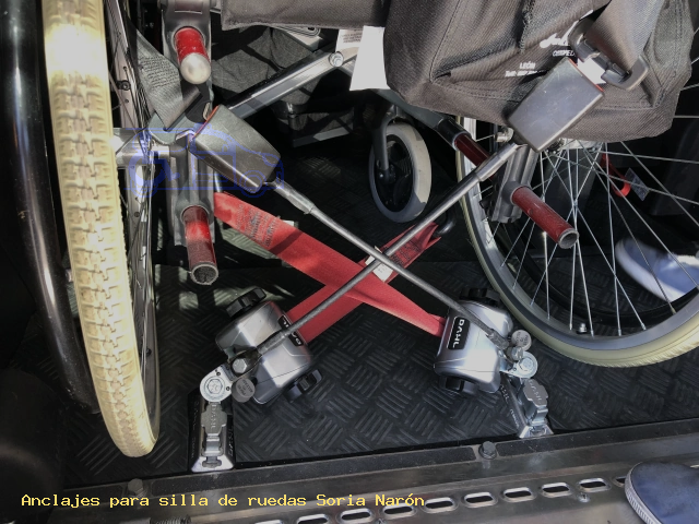 Sujección de silla de ruedas Soria Narón