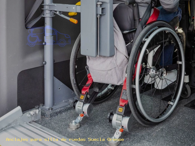 Sujección de silla de ruedas Suecia Orense