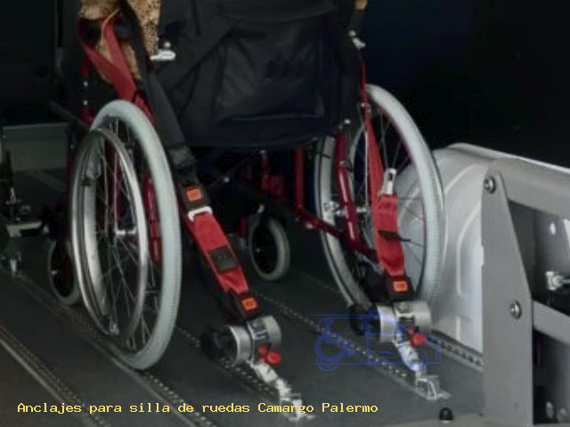Anclajes silla de ruedas Camargo Palermo