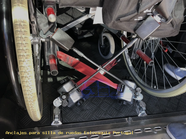 Anclaje silla de ruedas Eslovaquia Portugal