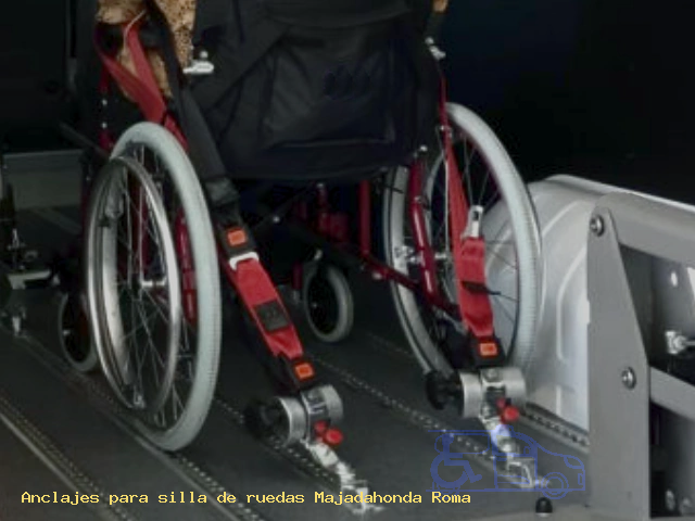 Sujección de silla de ruedas Majadahonda Roma
