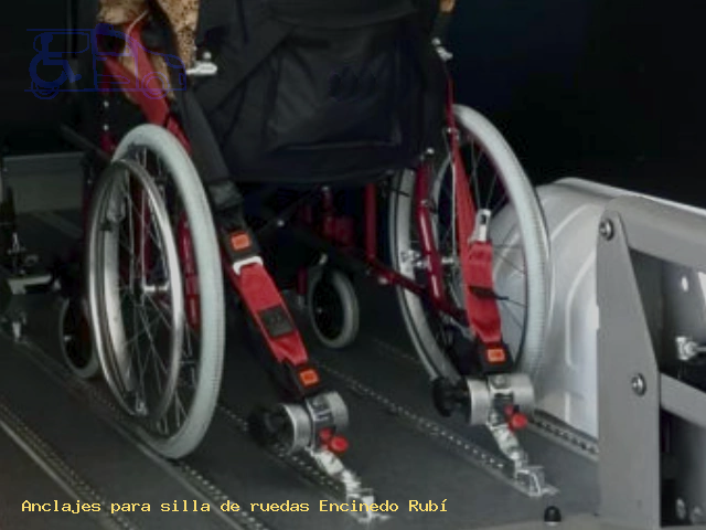 Anclajes silla de ruedas Encinedo Rubí