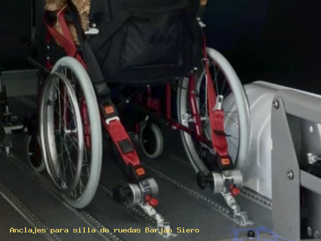 Fijaciones de silla de ruedas Barjas Siero
