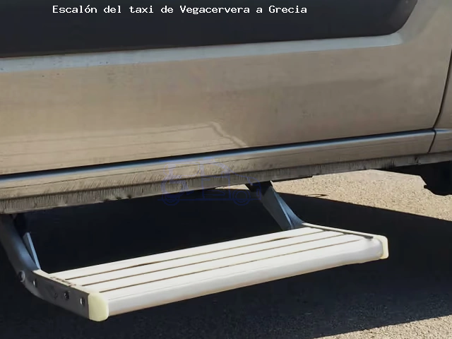 Taxi con escalón de Vegacervera a Grecia