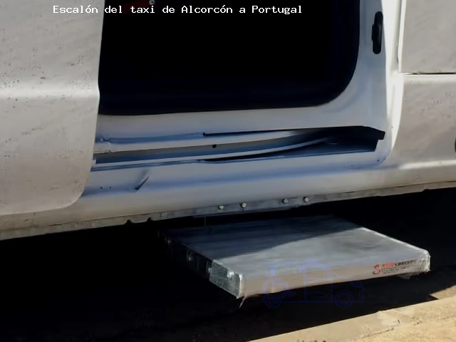 Escalón del taxi de Portugal a Portugal