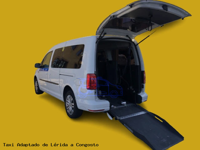 Taxi accesible de Congosto a Lérida