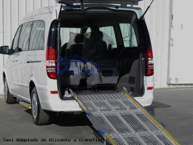 Taxi accesible de Granollers a Alicante
