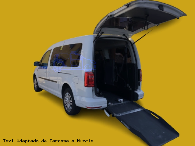Taxi accesible de Murcia a Tarrasa