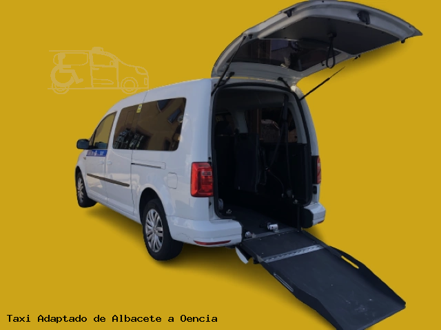 Taxi accesible de Oencia a Albacete
